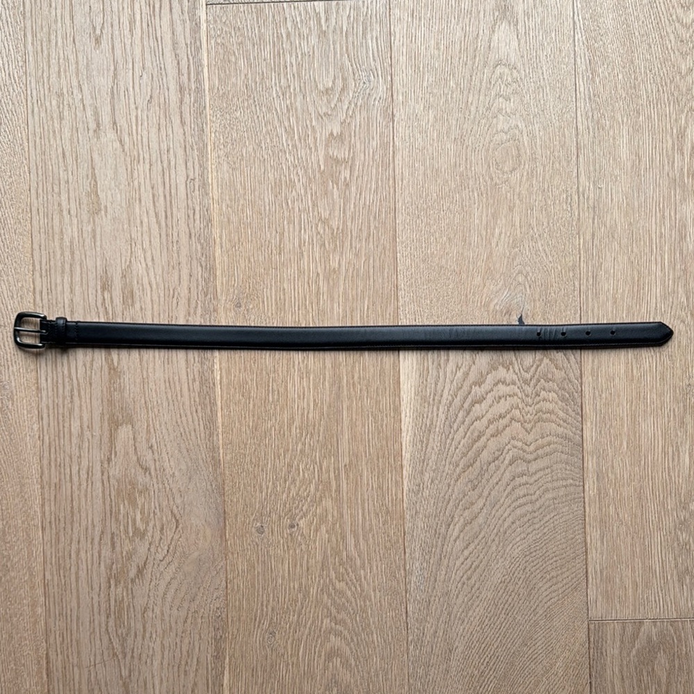 Janie and Jack Black Leather Belt